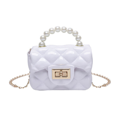Pearl Hand One-shoulder Crossbody Chain Children's Bags PureLittleBloom.Co
