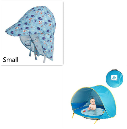 Baby Beach Tent Kids Outdoor Camping Easy Fold Up Waterproof  Up Sun Awning Tent UV-protecting PureLittleBloom.Co