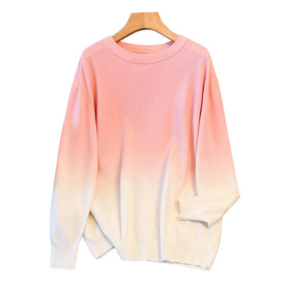 Loose Round Neck Pullover Plus Size Sweaters PureLittleBloom.Co