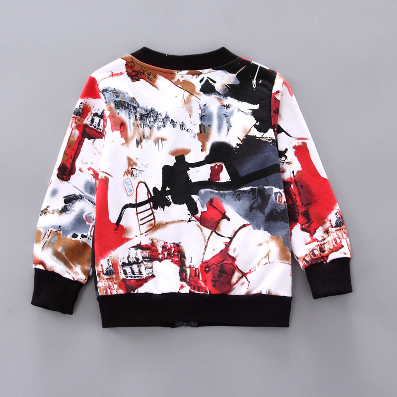 Boys Handsome Autumn And Winter Clothes Three-Piece Kid Clothes PureLittleBloom.Co