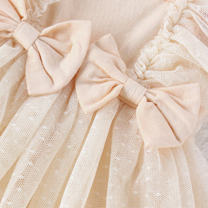 Jumpsuit Baby Net Skirt Princess Poris Dress Baby Skirt Baby Body Pants Jumpsuit PureLittleBloom.Co