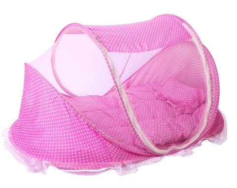 Foldable  Baby Bed Net With Pillow Net 2pieces Set PureLittleBloom.Co