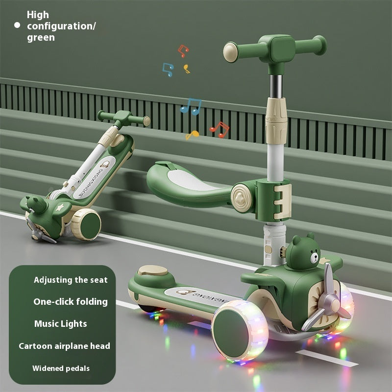 Scooter Children's Pedal Walker Car Three-in-one PureLittleBloom.Co