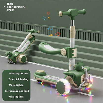 Scooter Children's Pedal Walker Car Three-in-one PureLittleBloom.Co