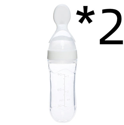 Baby Spoon Bottle Feeder PureLittleBloom.Co