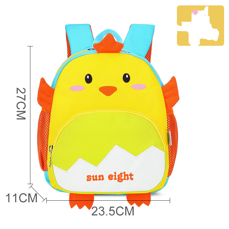 Cute Cartoon Shoulders Baby Lightweight Backpack Elementary School Schoolbag PureLittleBloom.Co