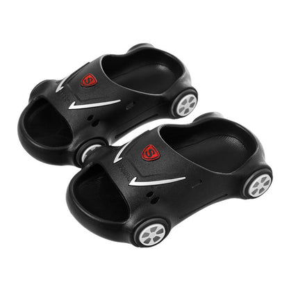 Kids Glowing Slippers Cartoon Car Sandals Children Sandals Anti Slip Boys Girls Luminous Slippers Summer Beach Shoes PureLittleBloom.Co