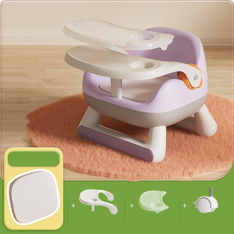 Household Baby Backrest Plastic Dining Chair PureLittleBloom.Co