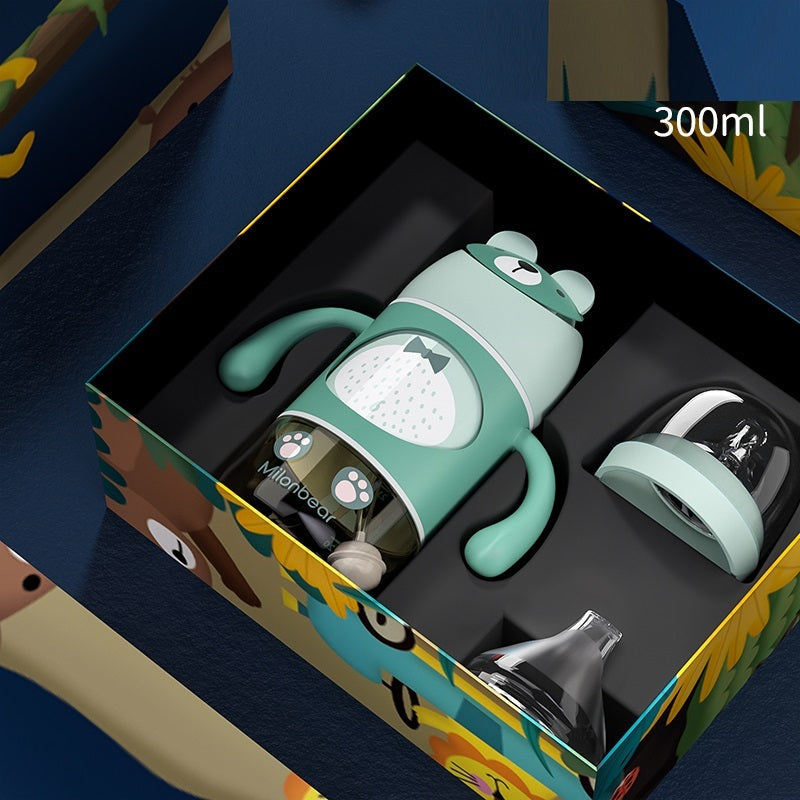 Wide-bore Sippy Cup Feeding Bottle Over 1-2 Years Old PureLittleBloom.Co