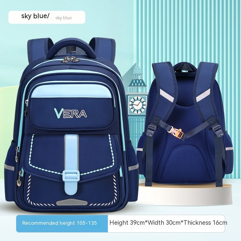 Backpack Spine Protection Waterproof Large Capacity PureLittleBloom.Co