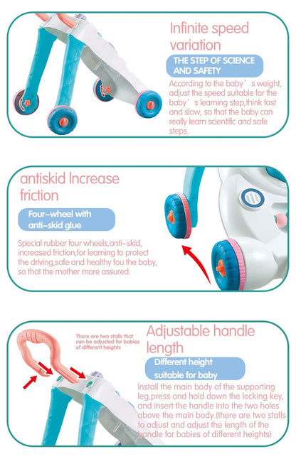 Children's Stroller With Music To Assist Walking PureLittleBloom.Co