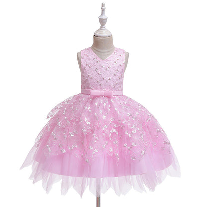 Clothing Baby Girls Middle And Small Children Kindergarten Dresses PureLittleBloom.Co