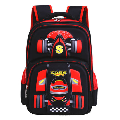 Three Dimensional Car Boys Primary School Trolley School Bag PureLittleBloom.Co