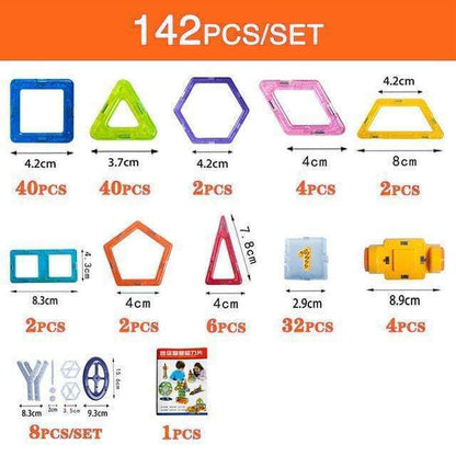 Magnetic Building Blocks DIY Magnets Toys For Kids Designer Construction Set Gifts For Children Toys PureLittleBloom.Co