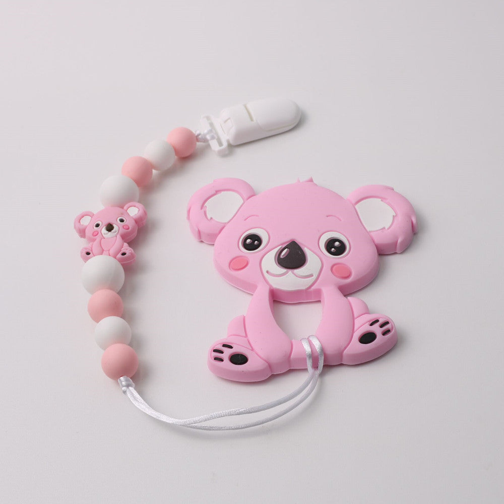 Silicone Koala Anti-drop Chain Teether Set PureLittleBloom.Co
