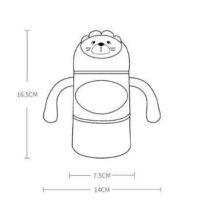 Wide-bore Sippy Cup Feeding Bottle Over 1-2 Years Old PureLittleBloom.Co