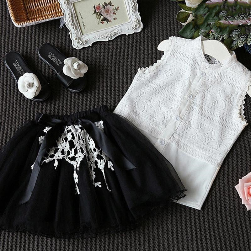 Kids Baby Girls Clothing Sets Summer TShirtsskirt Clothes PureLittleBloom.Co