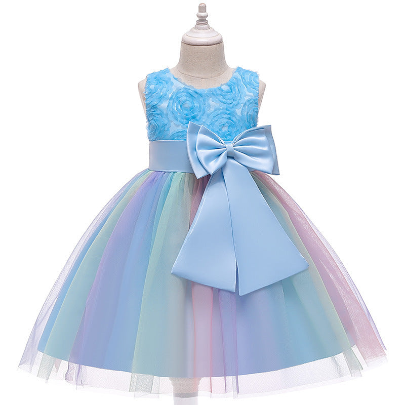 Summer Medium And Large Children's Dresses Girls' Pettiskirt PureLittleBloom.Co