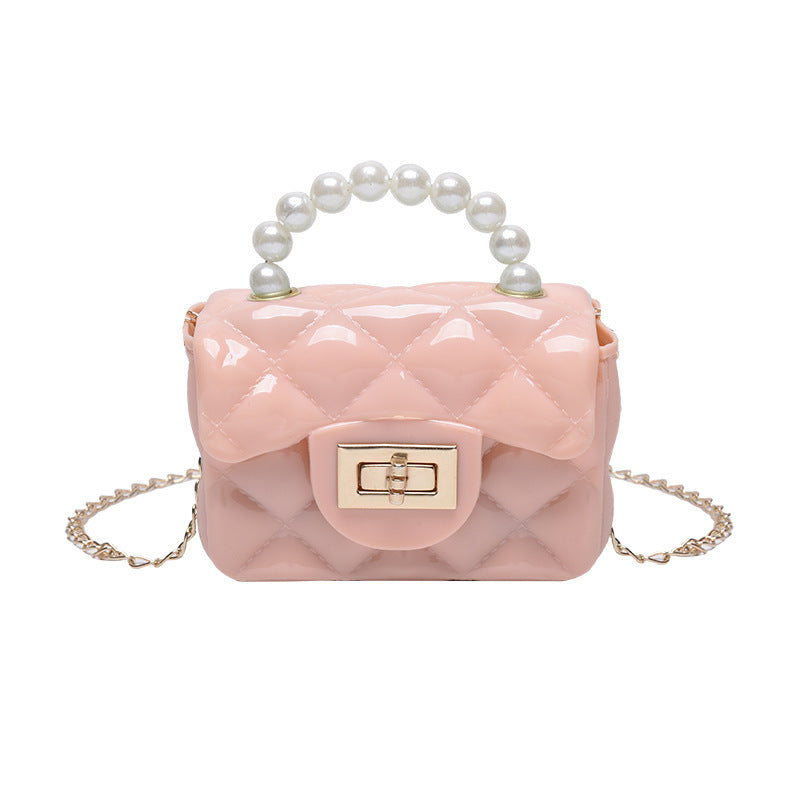 Pearl Hand One-shoulder Crossbody Chain Children's Bags PureLittleBloom.Co