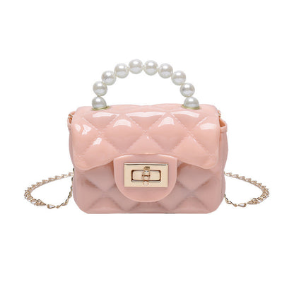 Pearl Hand One-shoulder Crossbody Chain Children's Bags PureLittleBloom.Co