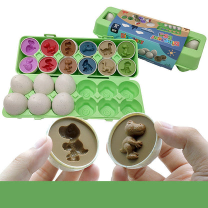 Baby Learning Educational Toy Smart Egg Toy Games Shape Matching Sorters Toys Montessori Eggs Toys For Kids Children PureLittleBloom.Co